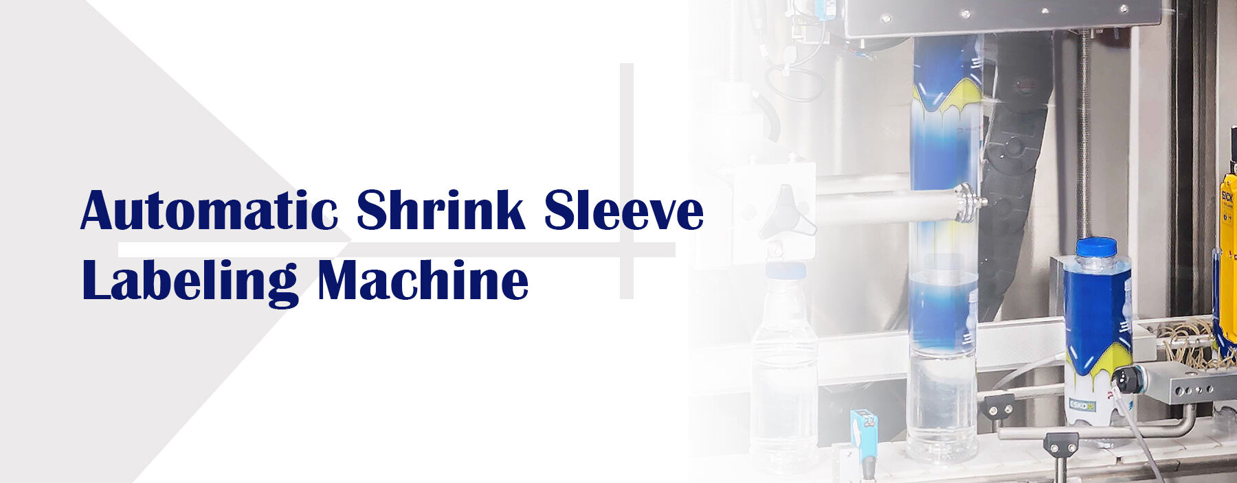 Automatic  Round Plastic Bottle PET PVC Heat Shrink Steam Tunnel Sleeve Labeling Machine for Water Juice Packaging factory