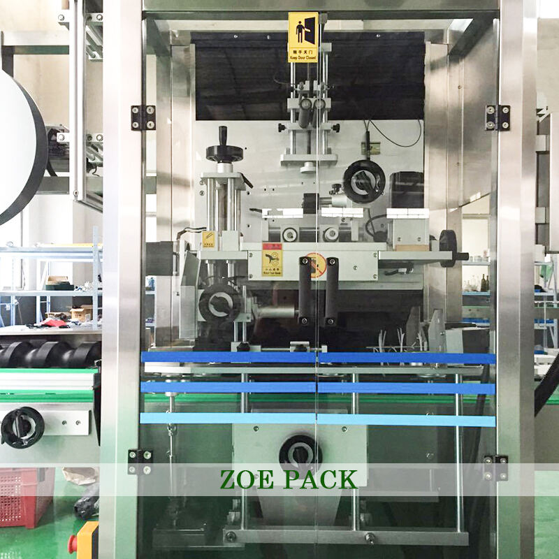 Automatic  Round Plastic Bottle PET PVC Heat Shrink Steam Tunnel Sleeve Labeling Machine for Water Juice Packaging supplier
