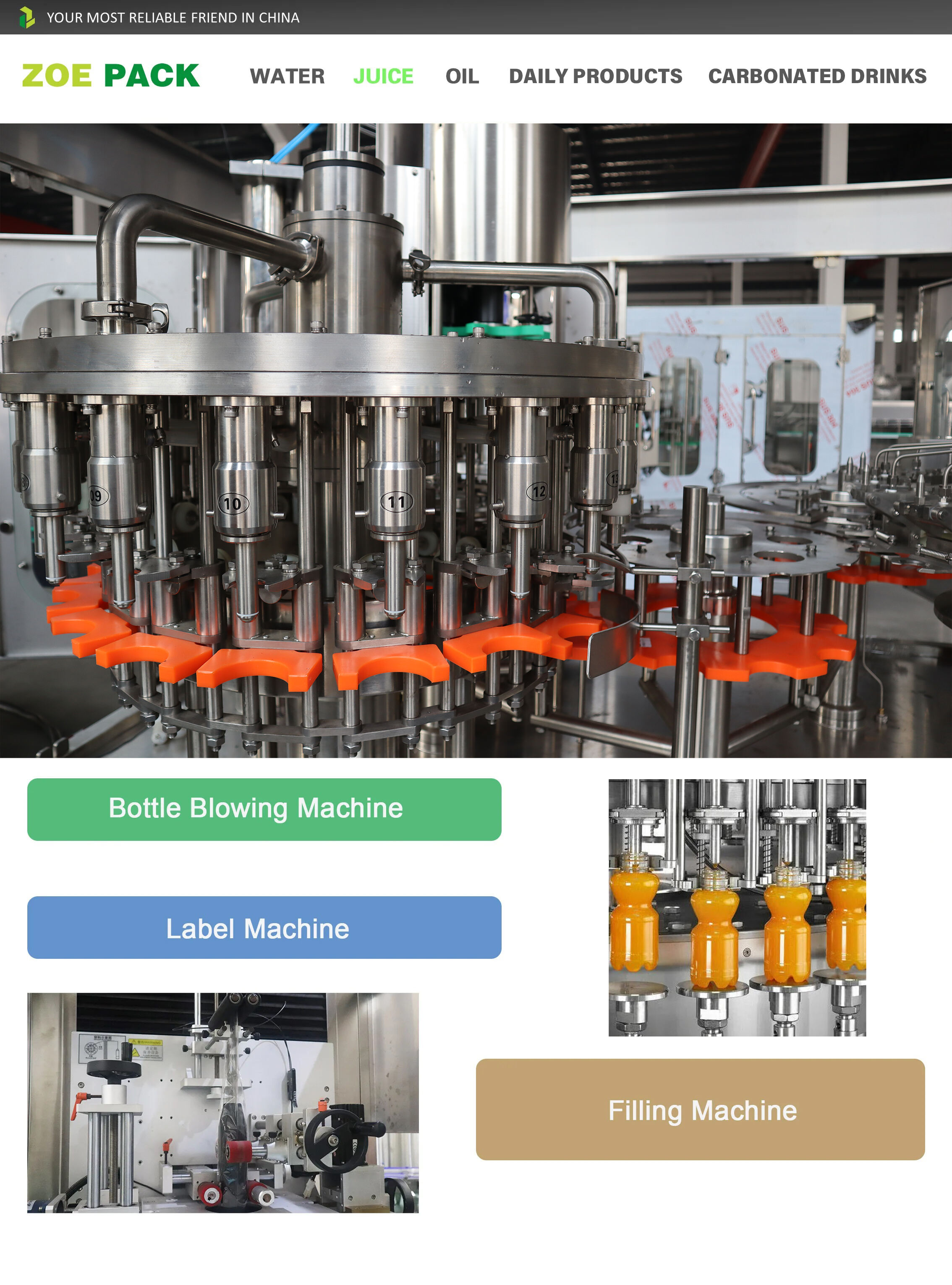 Automatic Bottle PET Bottle Fruit Orange Apple Mango Juice 3 in 1 Washing Filling Capping Machine supplier