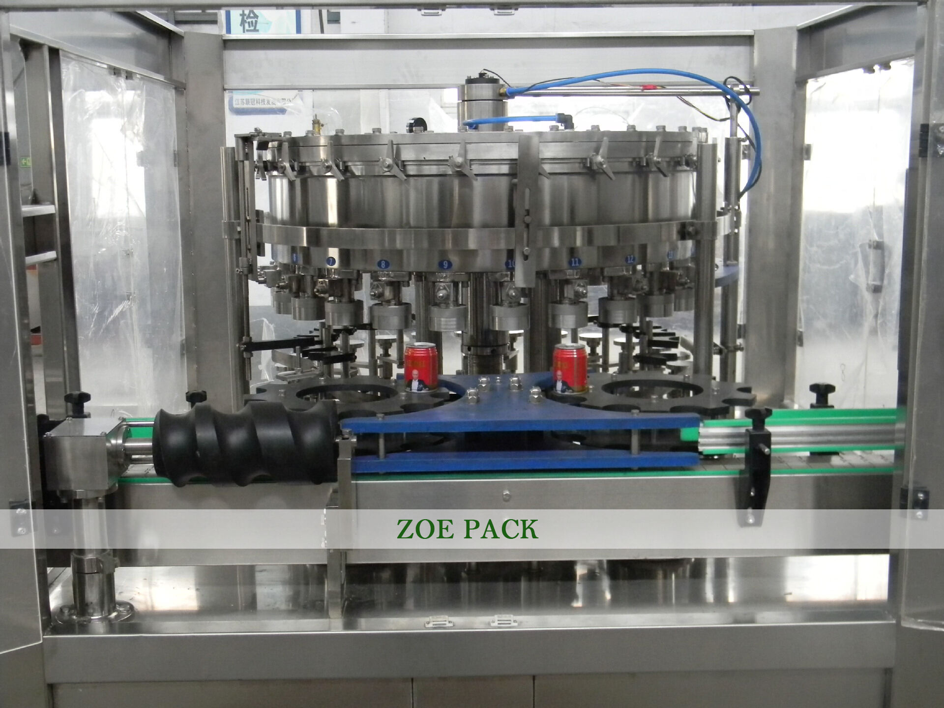 Good Performance Aluminum Can PET Can 24 Heads Filling Machine for Carbonated Drinks Beer Coconut Milk Energy Drink manufacture