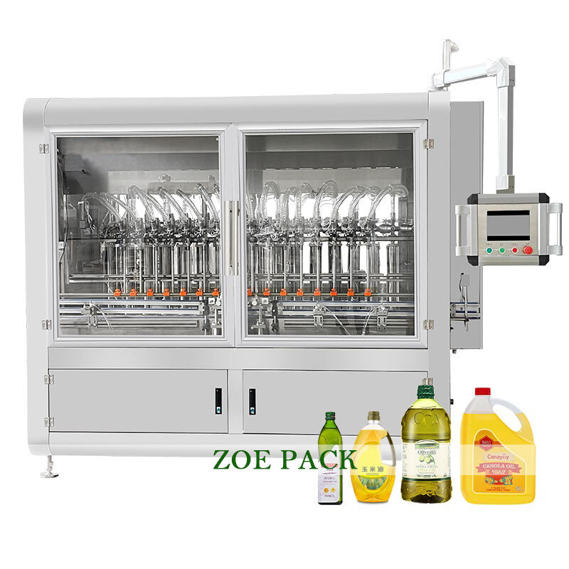 4 Head 6 Head Automatic 1-5L Car Oil Motor Oil Lubricant Oil Liquid Filling Capping Machine supplier